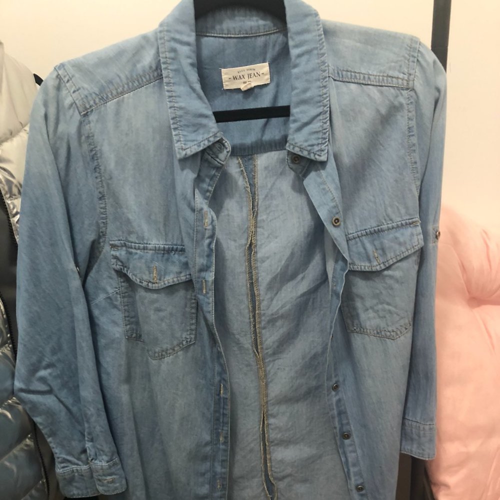 Denim Dress/Throw